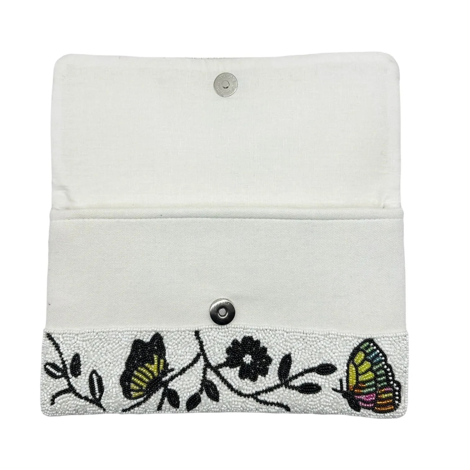 Butterfly Beaded Clutch