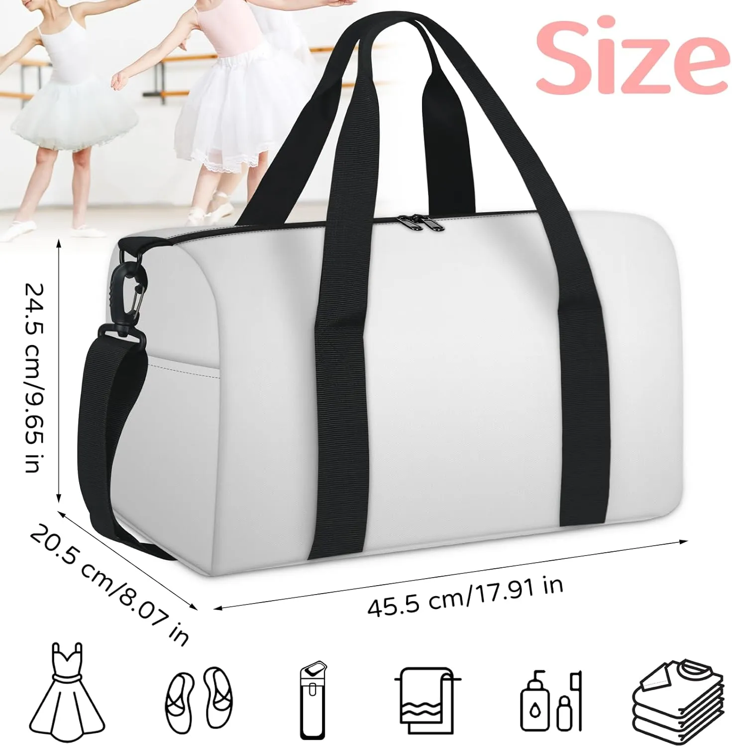 Camping Sports Gym Bag Travel Duffel Bag Overnight Duffle Bags for Boys Girls,Weekender Sleepover Bags for Travel