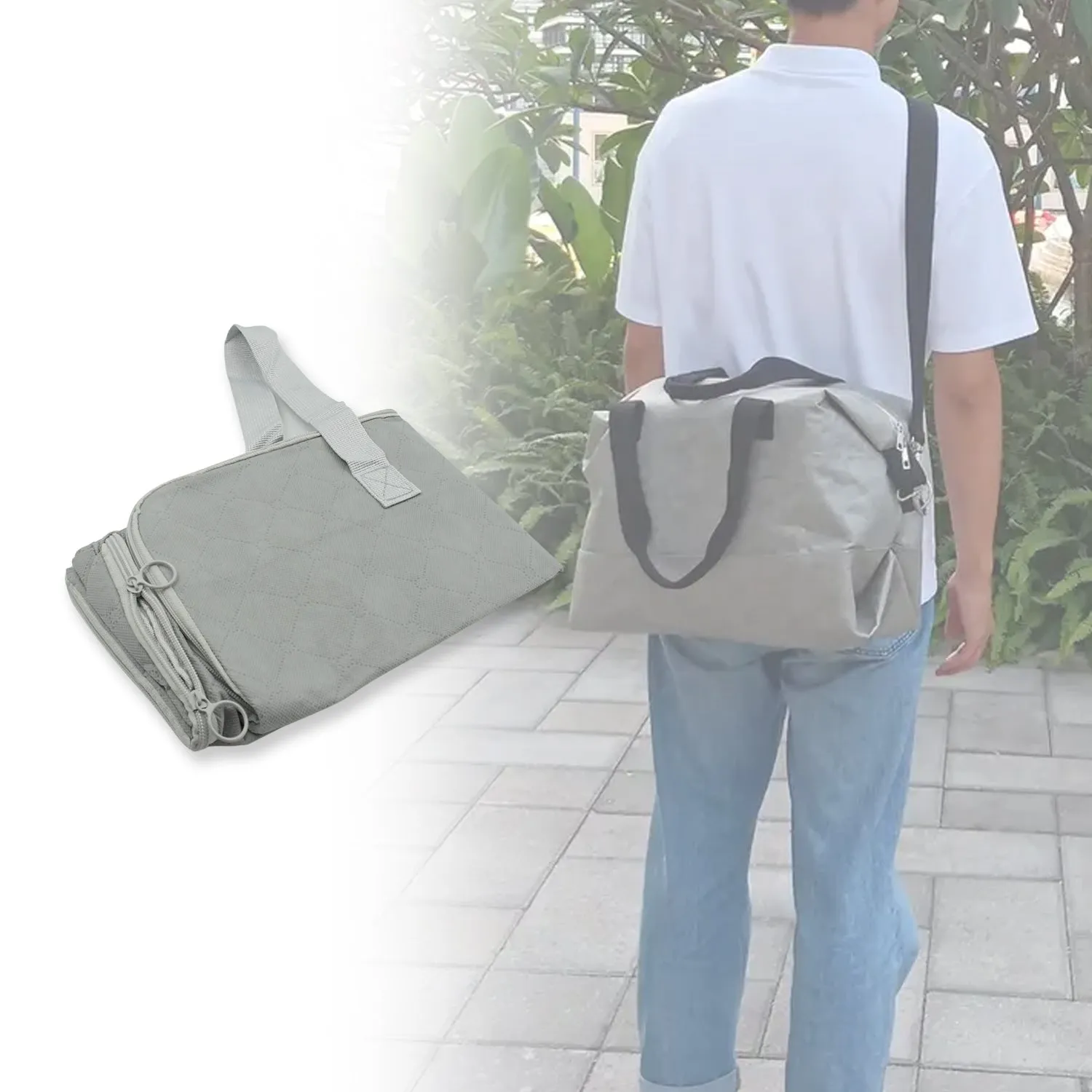 Capacity Outdoor Travel, for with Heavy with Bag Handles Bags Multi-Purpose Zip Duty Large Grocery Value-based Home Closure, Women Reliable Shopping Bag, Bags Large Improvement