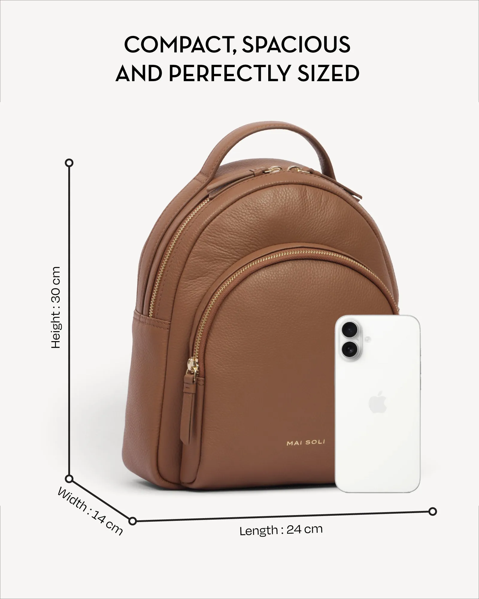 Capri Backpack - Hazelnut