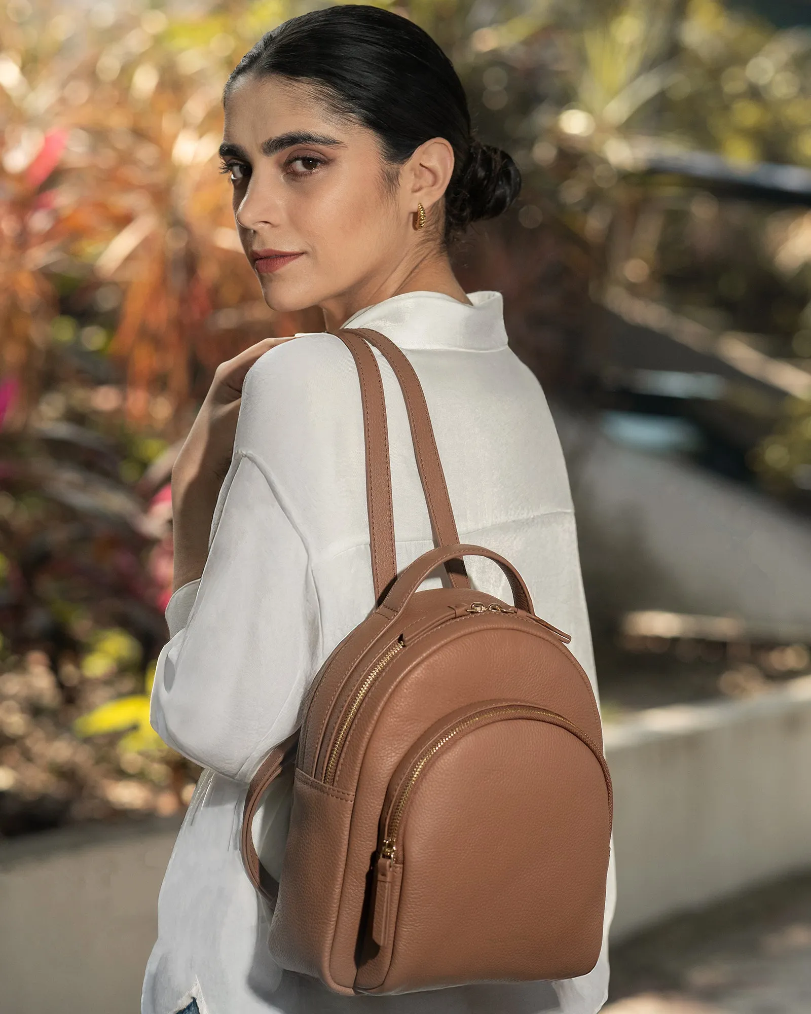 Capri Backpack - Hazelnut