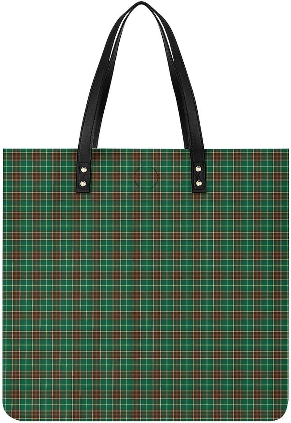Checkered Black And White Fashionable All Printed Leather Handbag Unisex