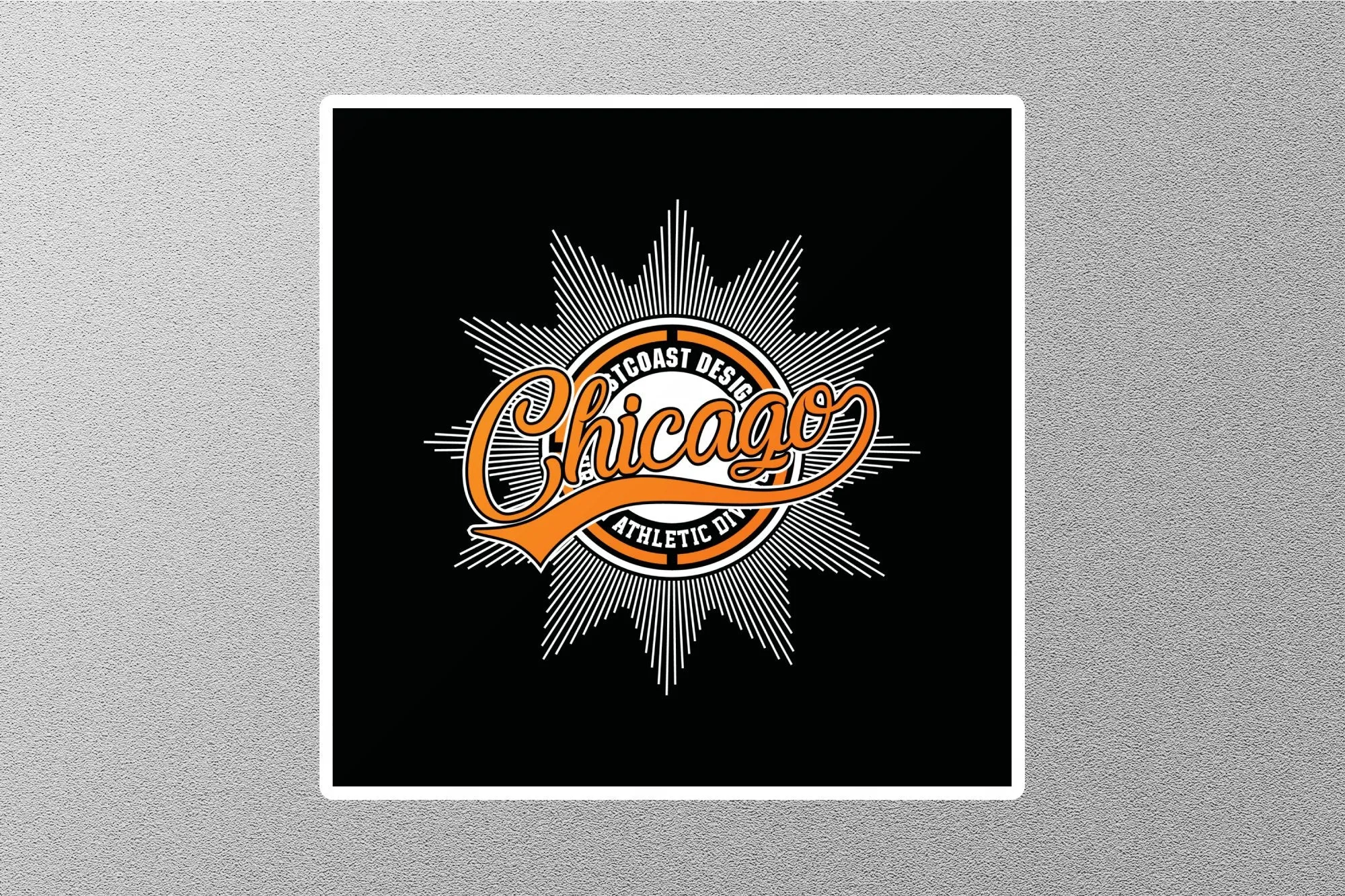 Chicago 5 Travel Sticker