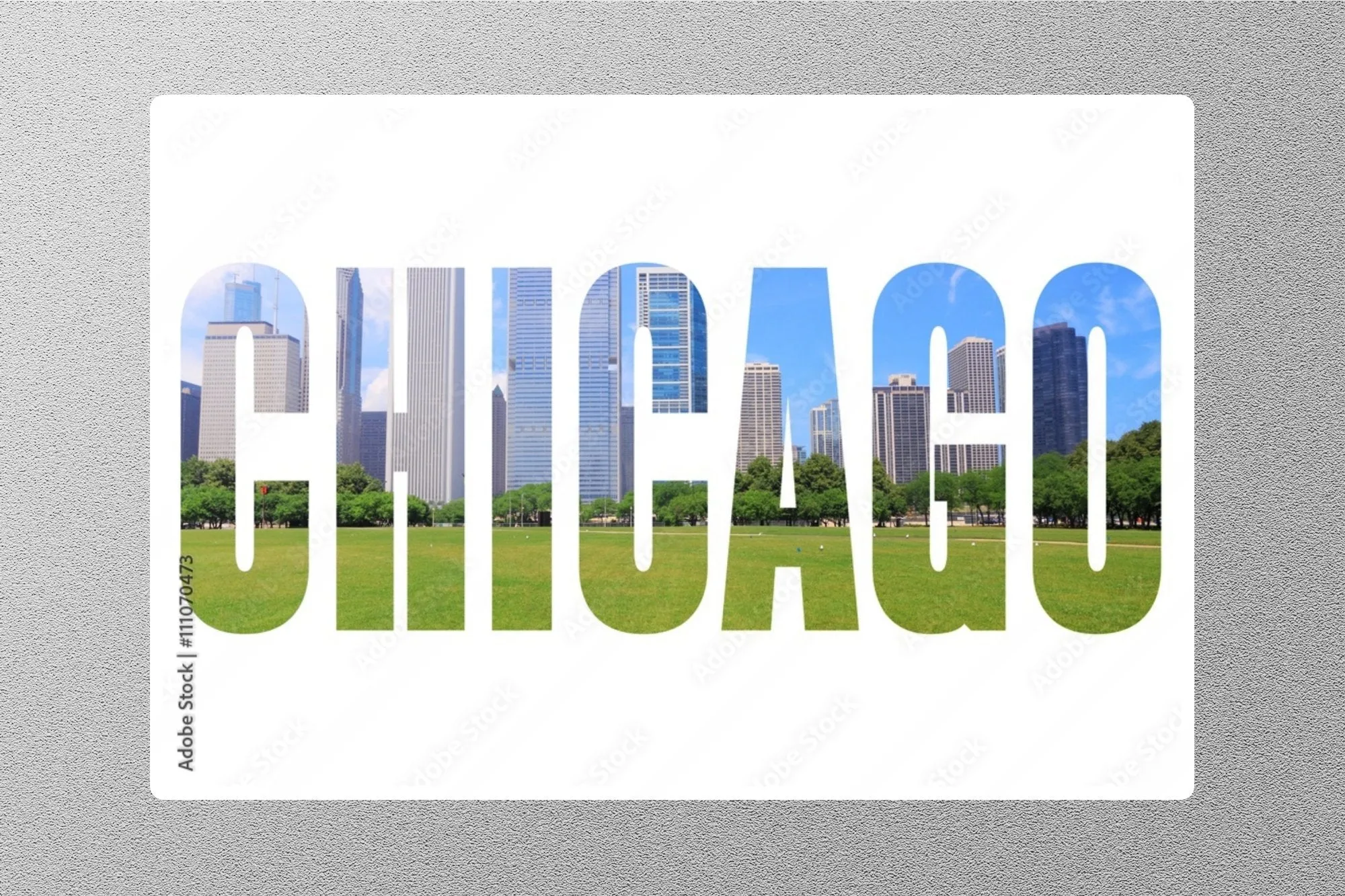 Chicago Travel Sticker