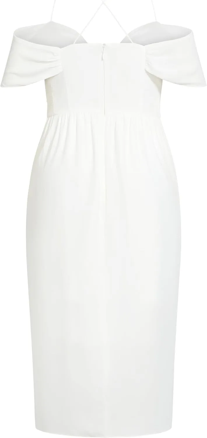 City Chic Women's Plus Size Maxi Dress - Entwine Tulip Drape