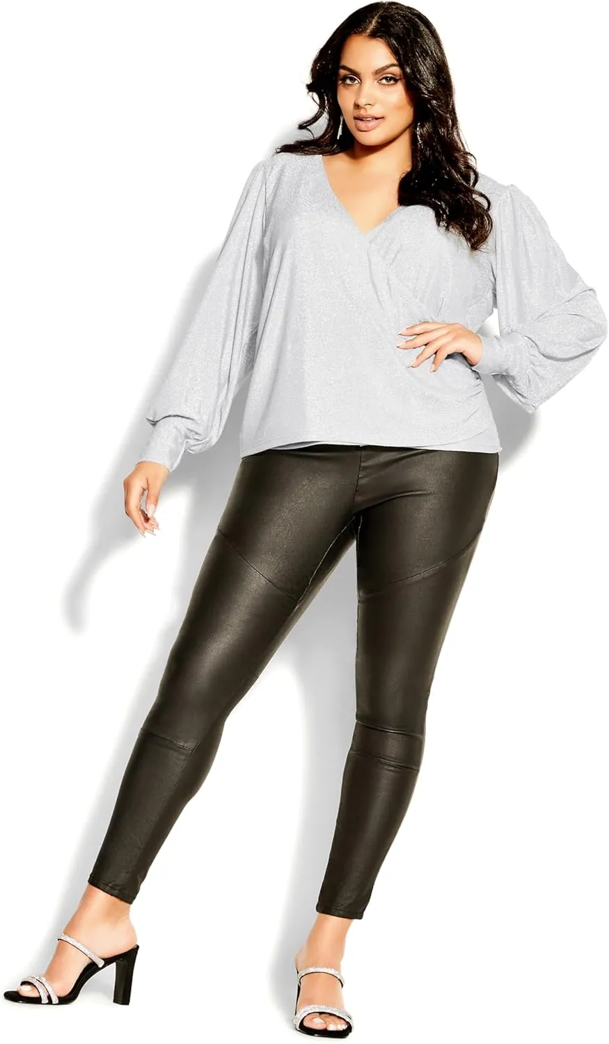 City Chic Women's Plus Size Top - Glowing