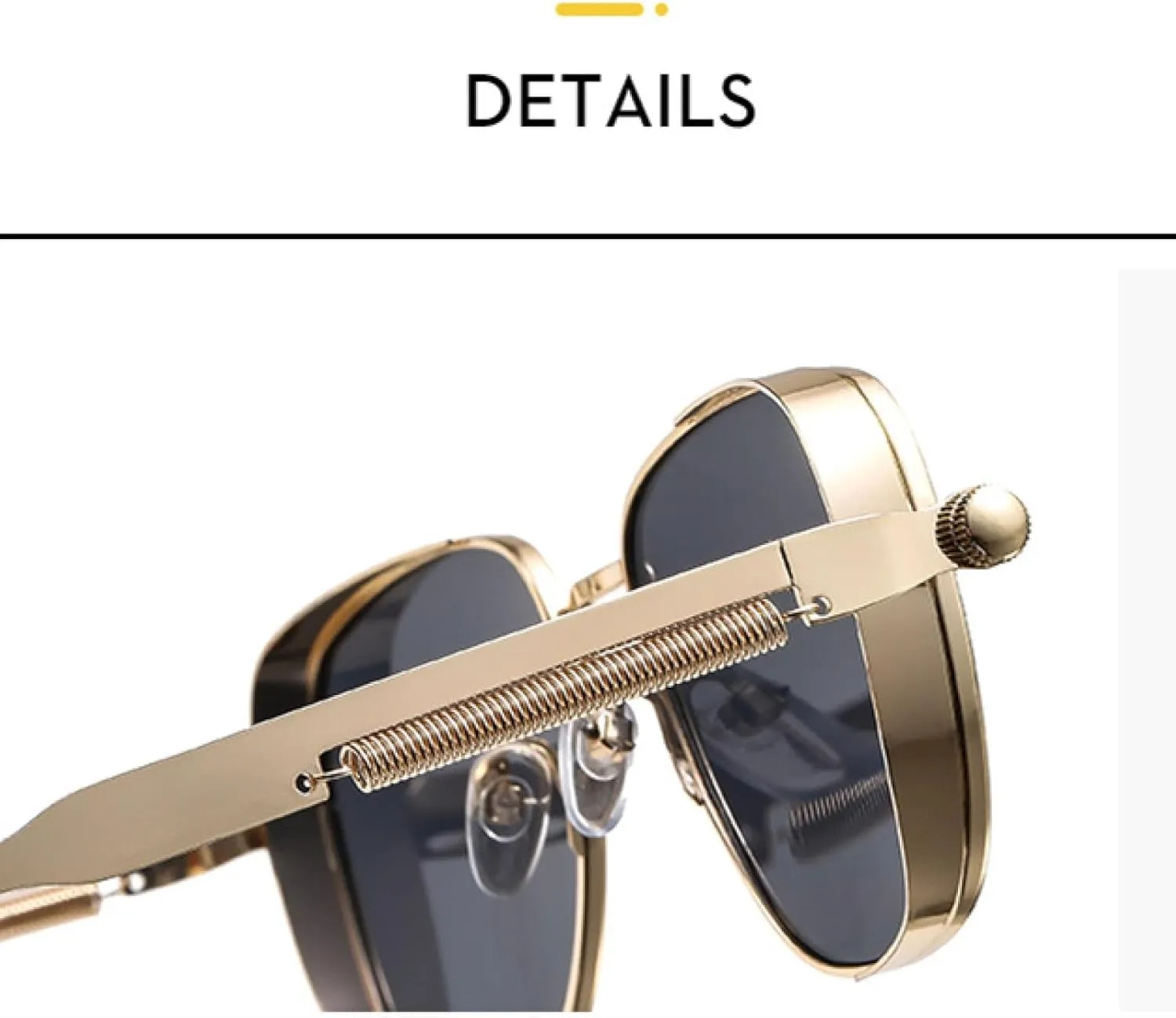 Classic Retro Metal Frame Punk Sunglasses Men Fashion Trend with Be All Match Sunglasses Uv400
