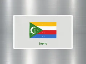 Comoros Travel Sticker