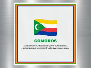 Comoros Travel Sticker