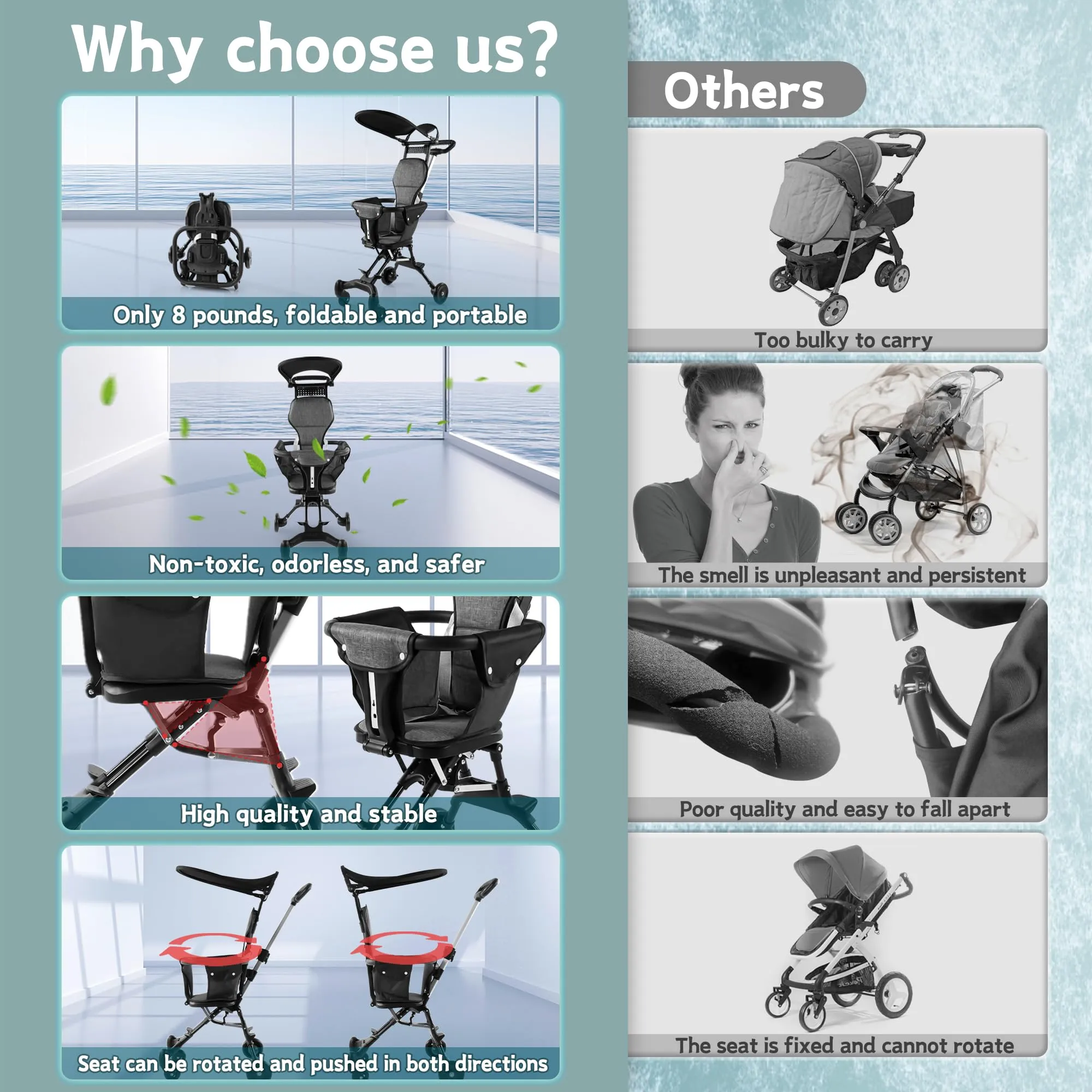 Compact Travel Stroller