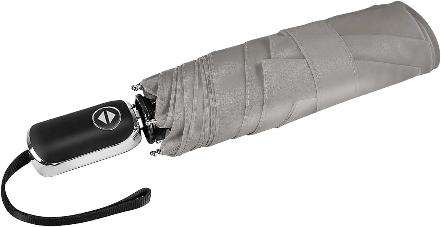 Compact Umbrella Automatic - Folding Travel Umbrella, Micro & Mini Design for Women's Purse or Pocket, Auto Open Close