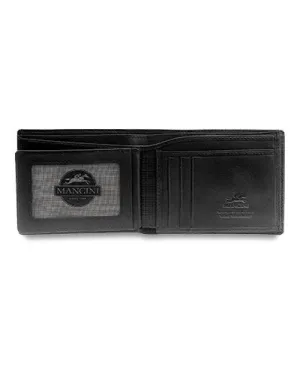 Compact UOMO Collection Mens Center Wing Wallet