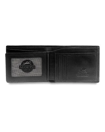 Compact UOMO Collection Mens Center Wing Wallet