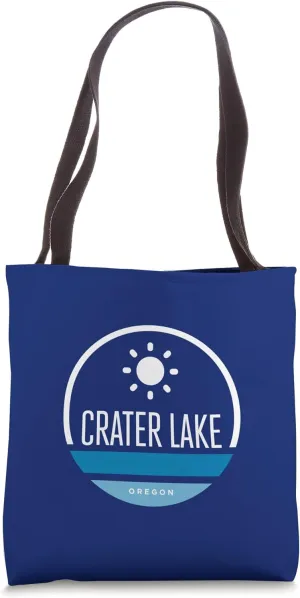 Crater Lake Oregon Beach Graphic Tote Bag