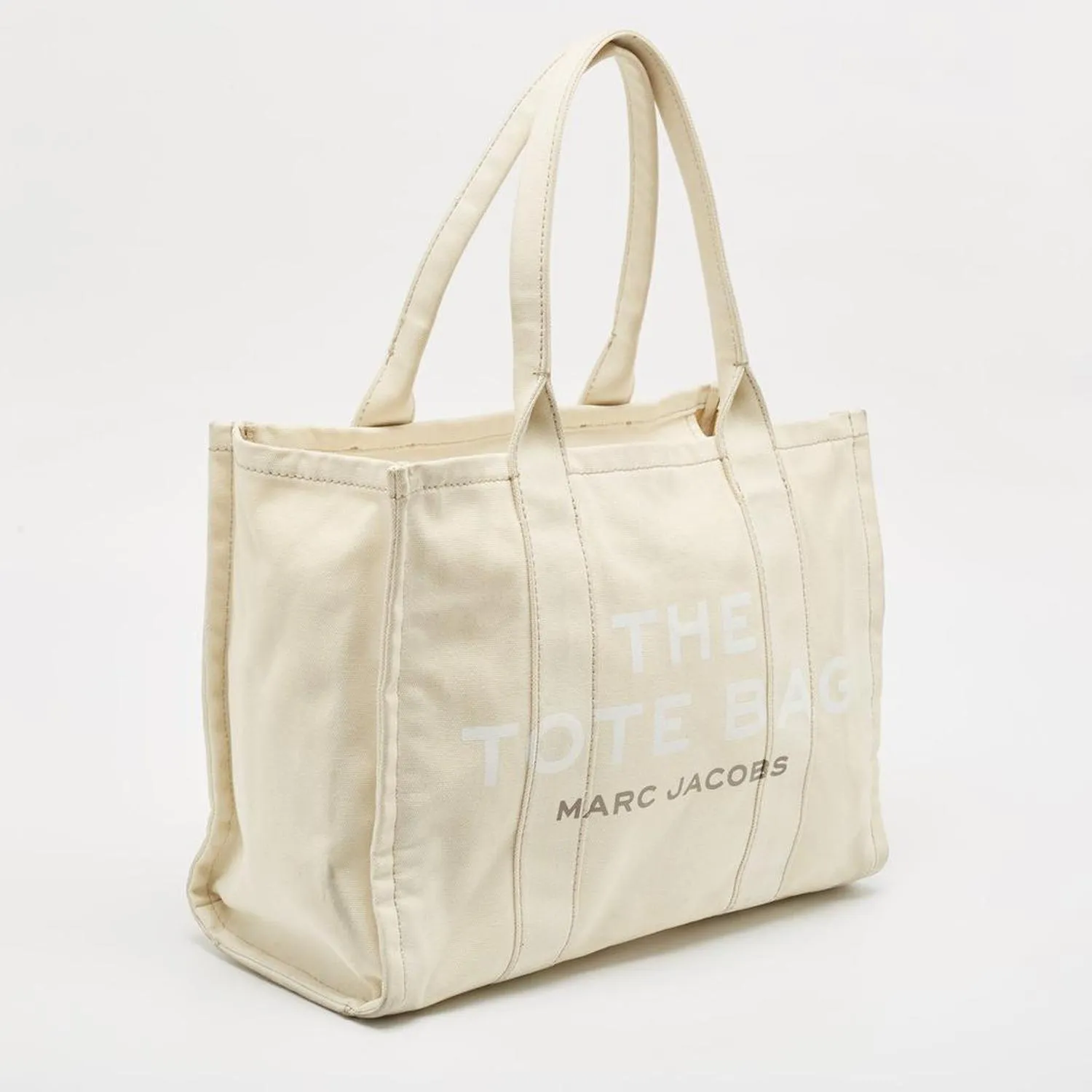 Cream Canvas Large The Tote Bag