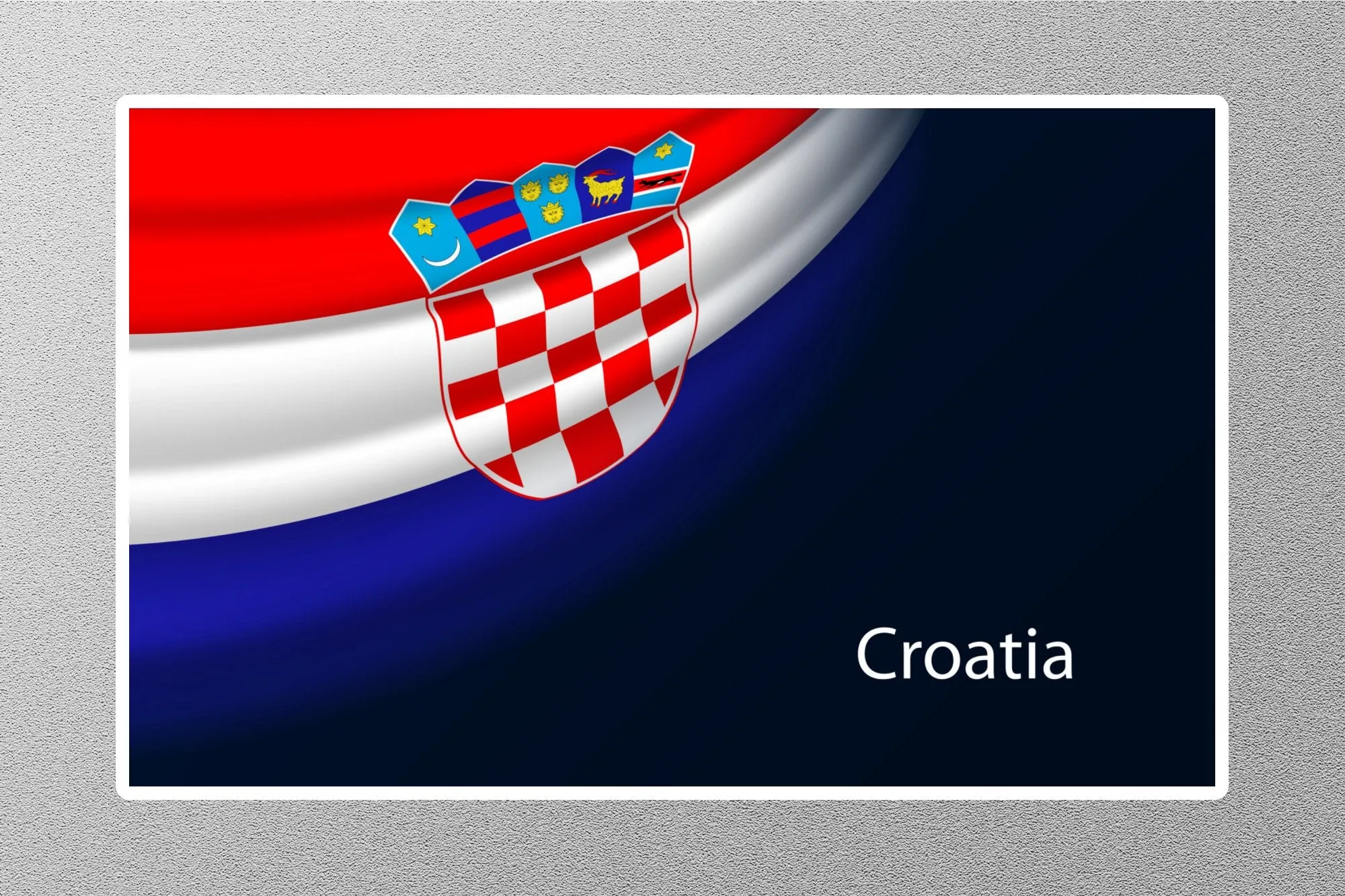 Croatia 3 Travel Sticker