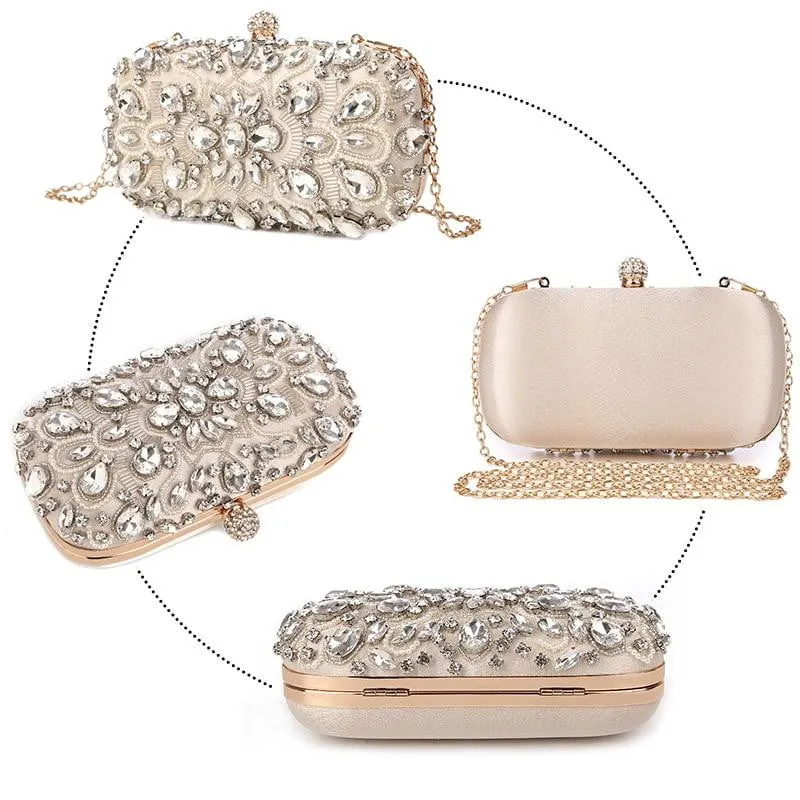 Crystal Evening Clutches for Weddings
