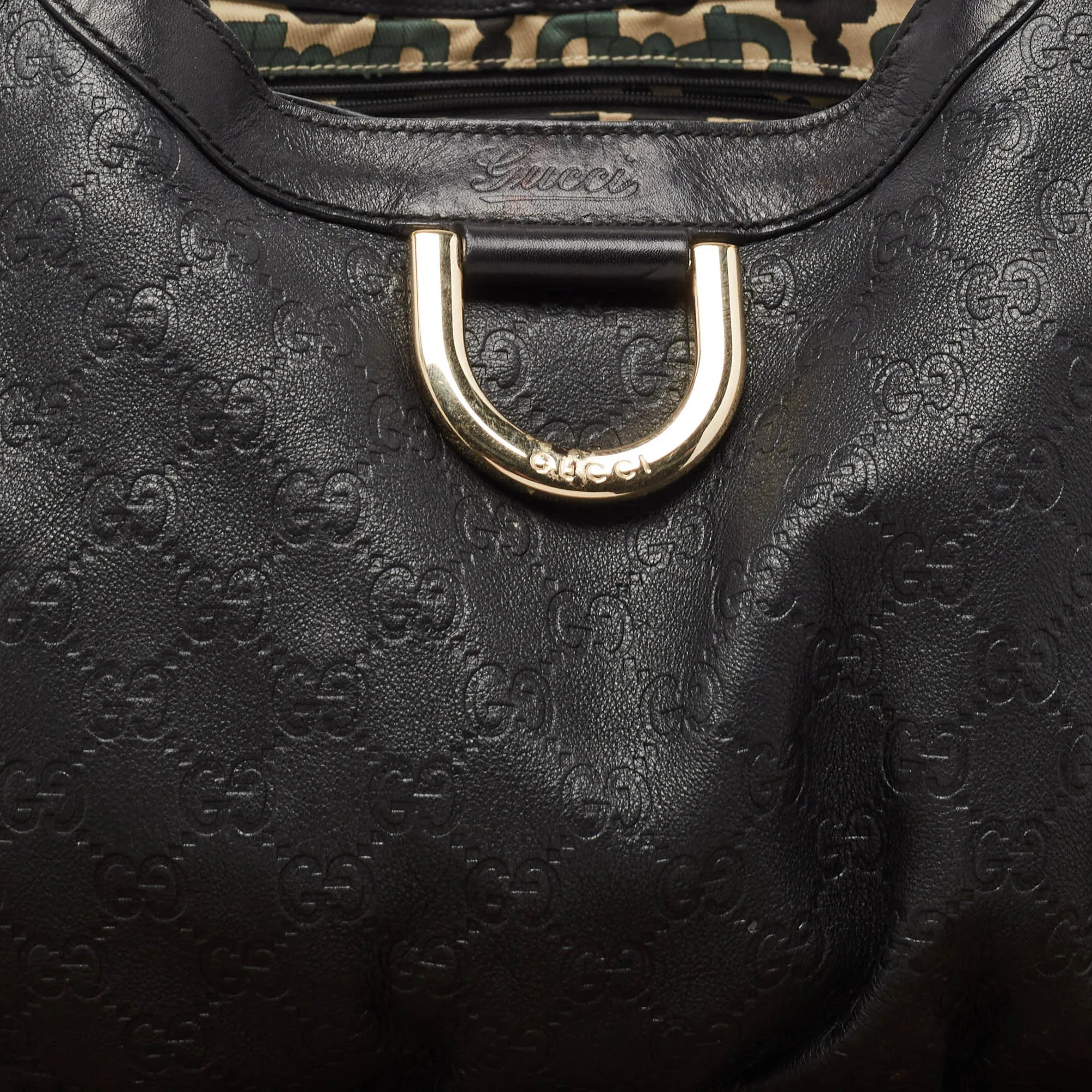 D  Large Ring Guccissima Bag Reduced price Leather Gucci Comprehensive assistance Abbey Shoulder