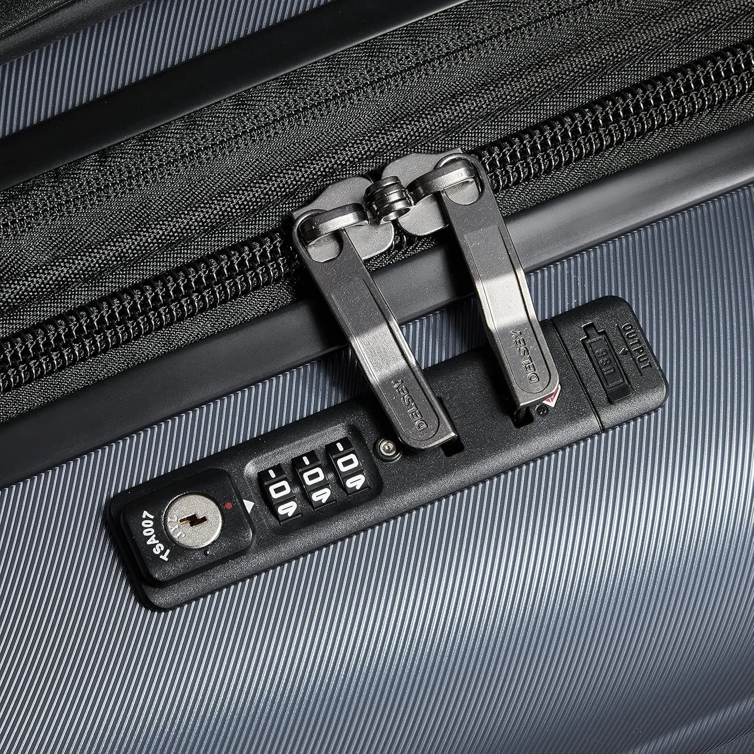 DELSEY PARIS Cruise 3.0 Hardside Expandable Luggage with Spinner Wheels, Graphite, 2 Piece Set (21/28)
