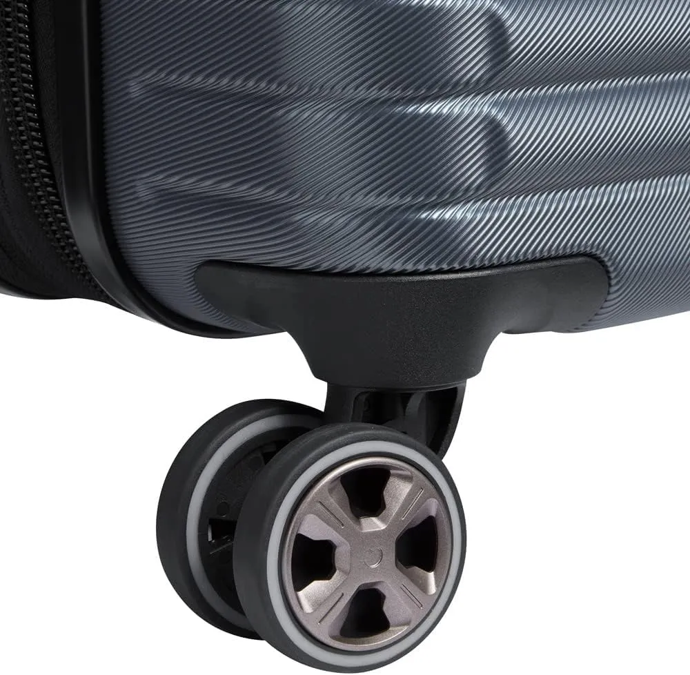 DELSEY PARIS Cruise 3.0 Hardside Expandable Luggage with Spinner Wheels, Graphite, Carry on 21 Inch