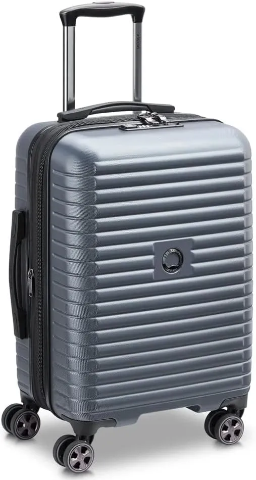 DELSEY PARIS Cruise 3.0 Hardside Expandable Luggage with Spinner Wheels, Graphite, Carry on 21 Inch