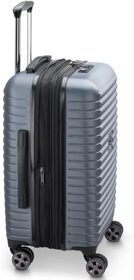 DELSEY PARIS Cruise 3.0 Hardside Expandable Luggage with Spinner Wheels, Graphite, Carry on 21 Inch