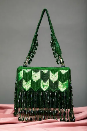 Dishi Clutch – Emerald Green