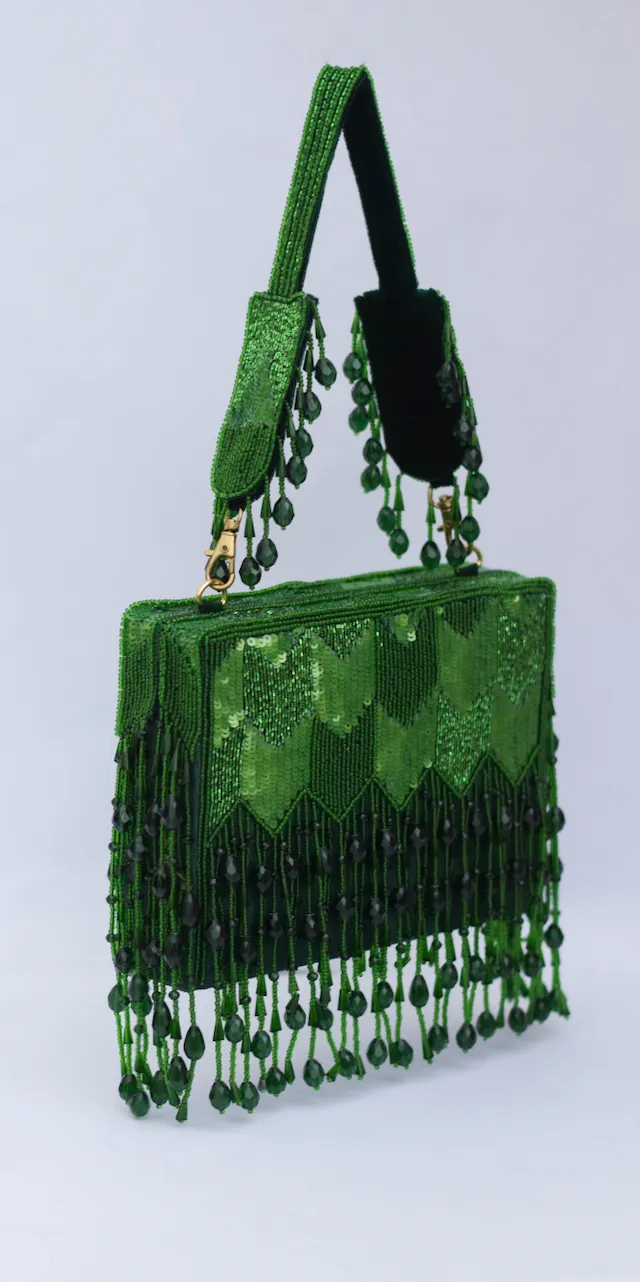 Dishi Clutch – Emerald Green