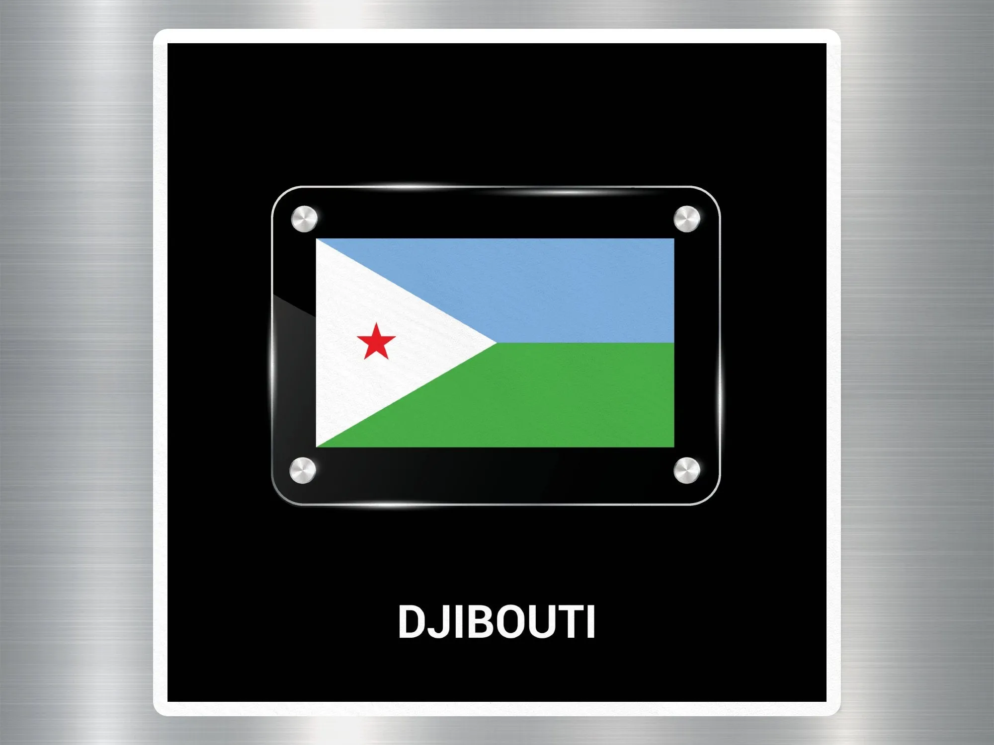 Djibouti Travel Sticker