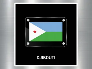 Djibouti Travel Sticker