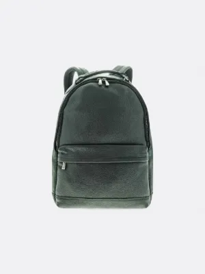 Dollar Print Leather Backpack