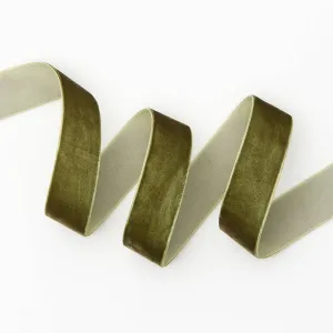 Dusty Dark Green Ribbon 1" 5 YD