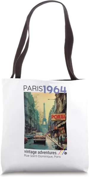 Eiffel Tower Paris France Culture Travel Lover Poster Style Tote Bag