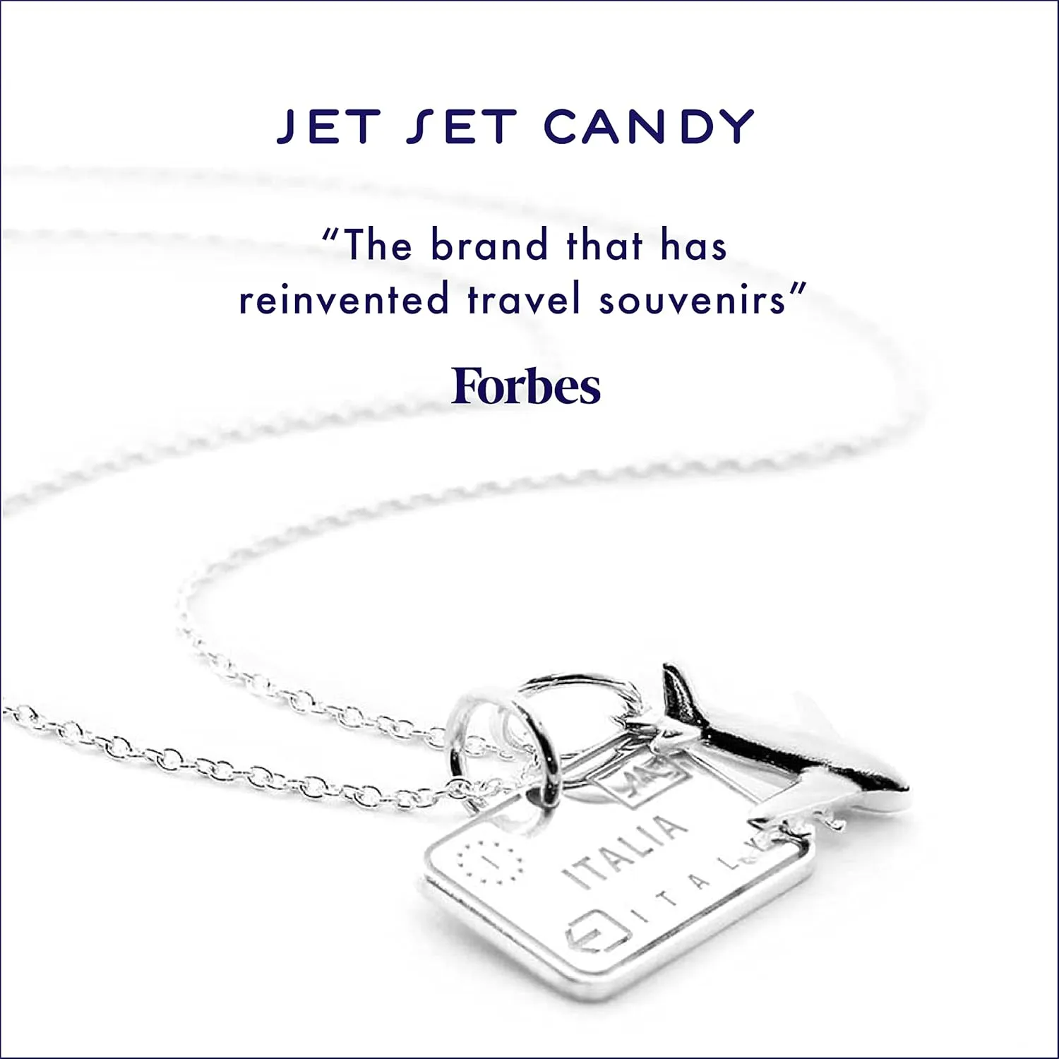 European Passport Travel Charm Sterling Silver