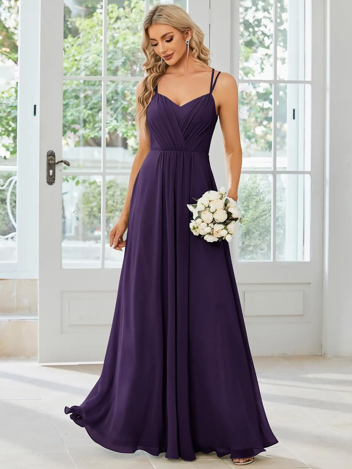 Ever-Pretty Women's Sexy Chiffon Multi-Way Backless A-Line Convertible Bridesmaid Dress 01692