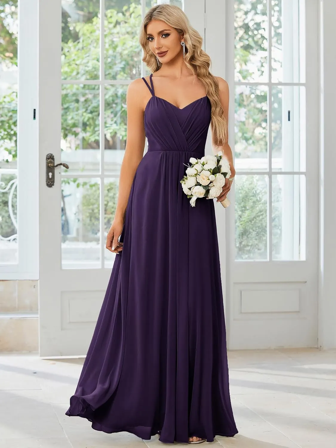 Ever-Pretty Women's Sexy Chiffon Multi-Way Backless A-Line Convertible Bridesmaid Dress 01692
