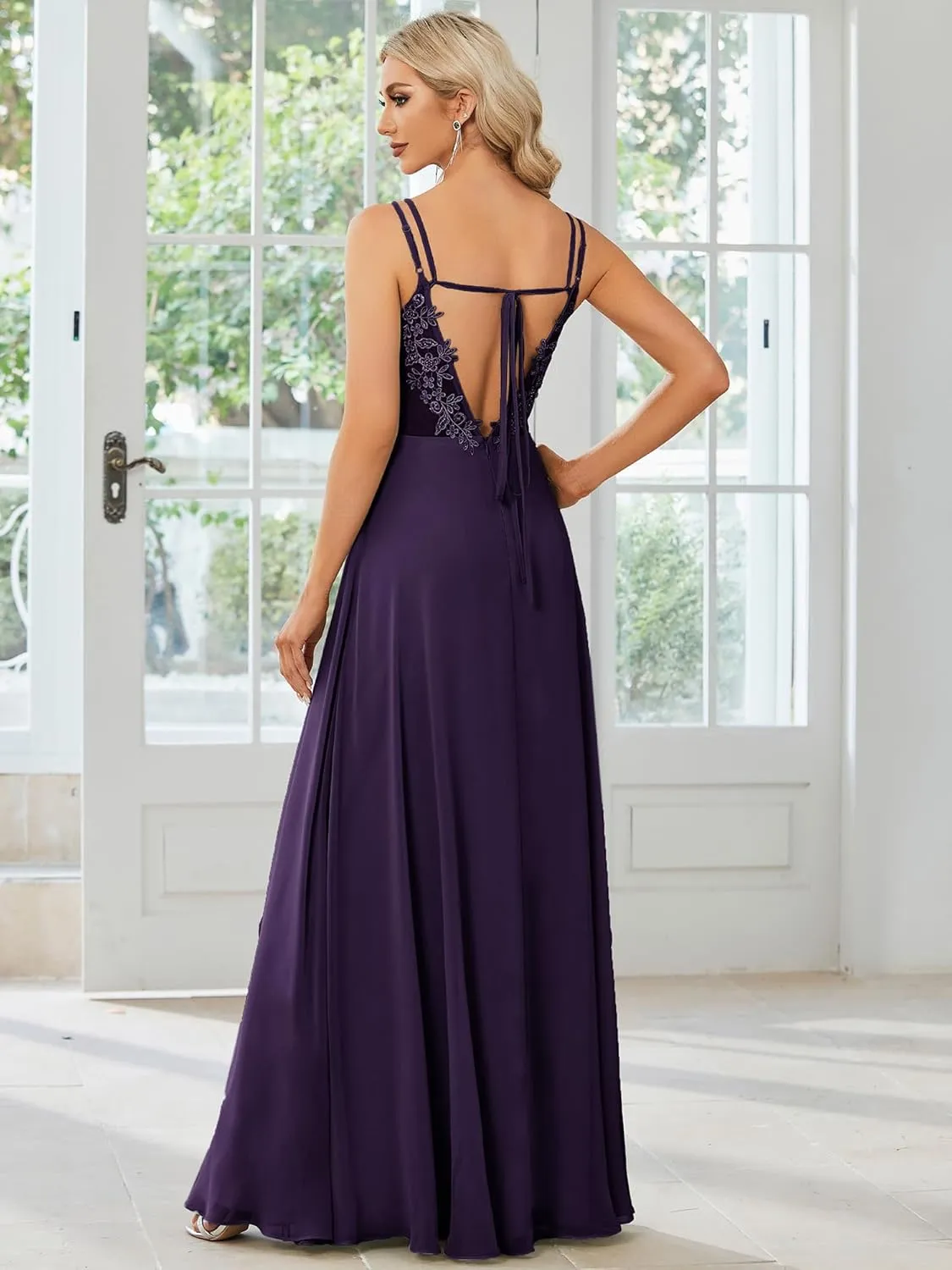 Ever-Pretty Women's Sexy Chiffon Multi-Way Backless A-Line Convertible Bridesmaid Dress 01692