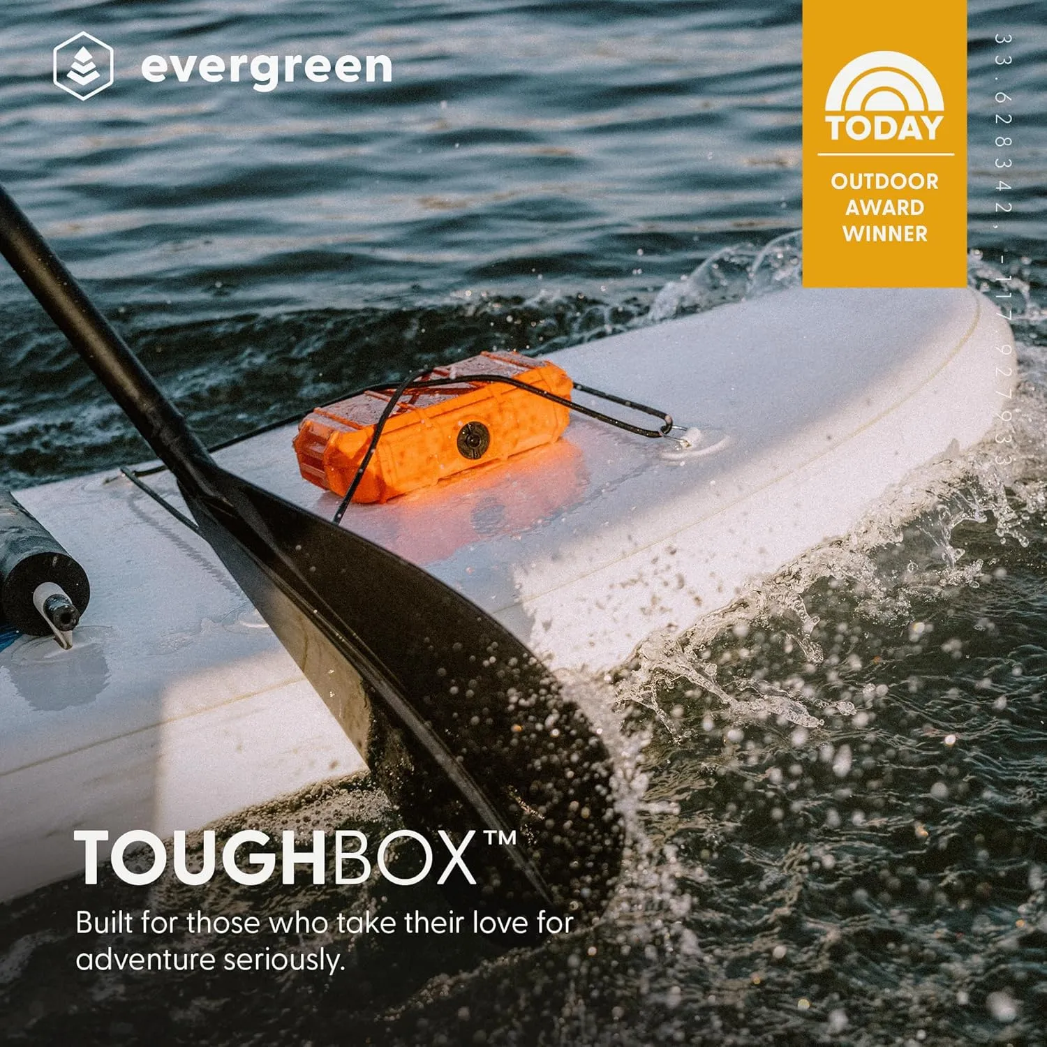 Evergreen X National Parks 56 EDC Dry Box Protective Case - National Parks Gift - for Phones, Camping, Travel, Adventure (Glacier National Park, Blue)