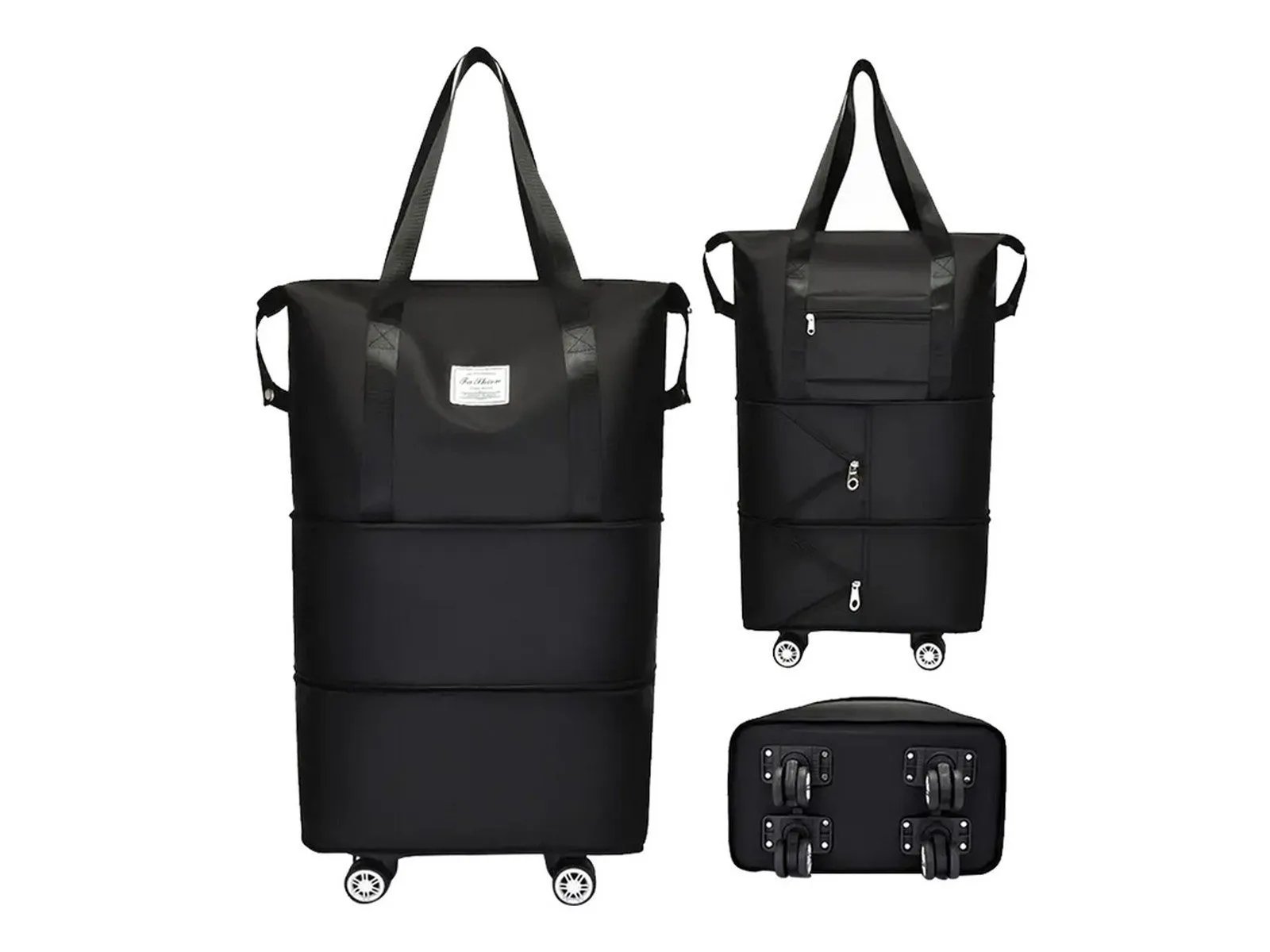 Expandable Travel Duffel Bag with Wheels