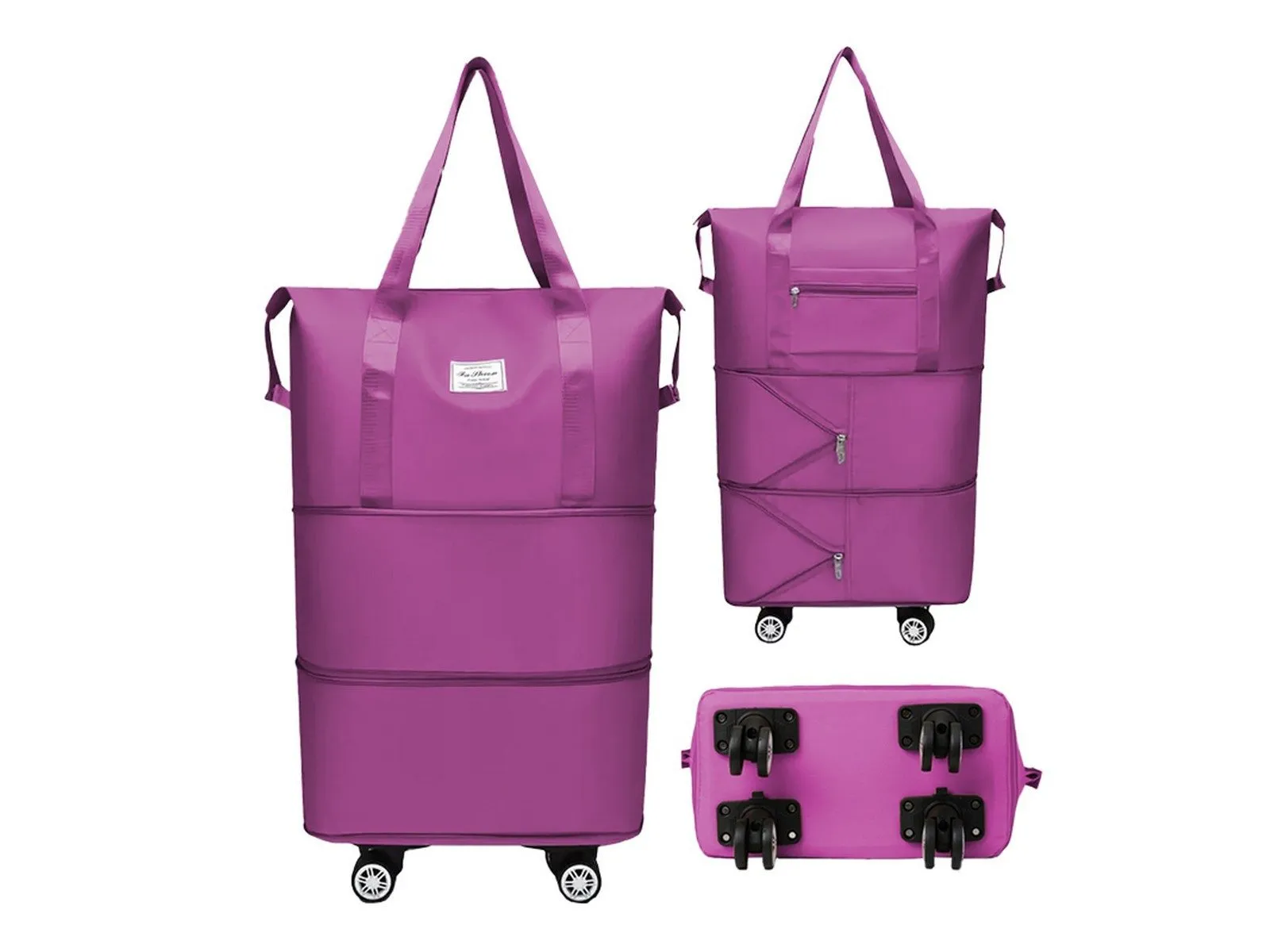 Expandable Travel Duffel Bag with Wheels
