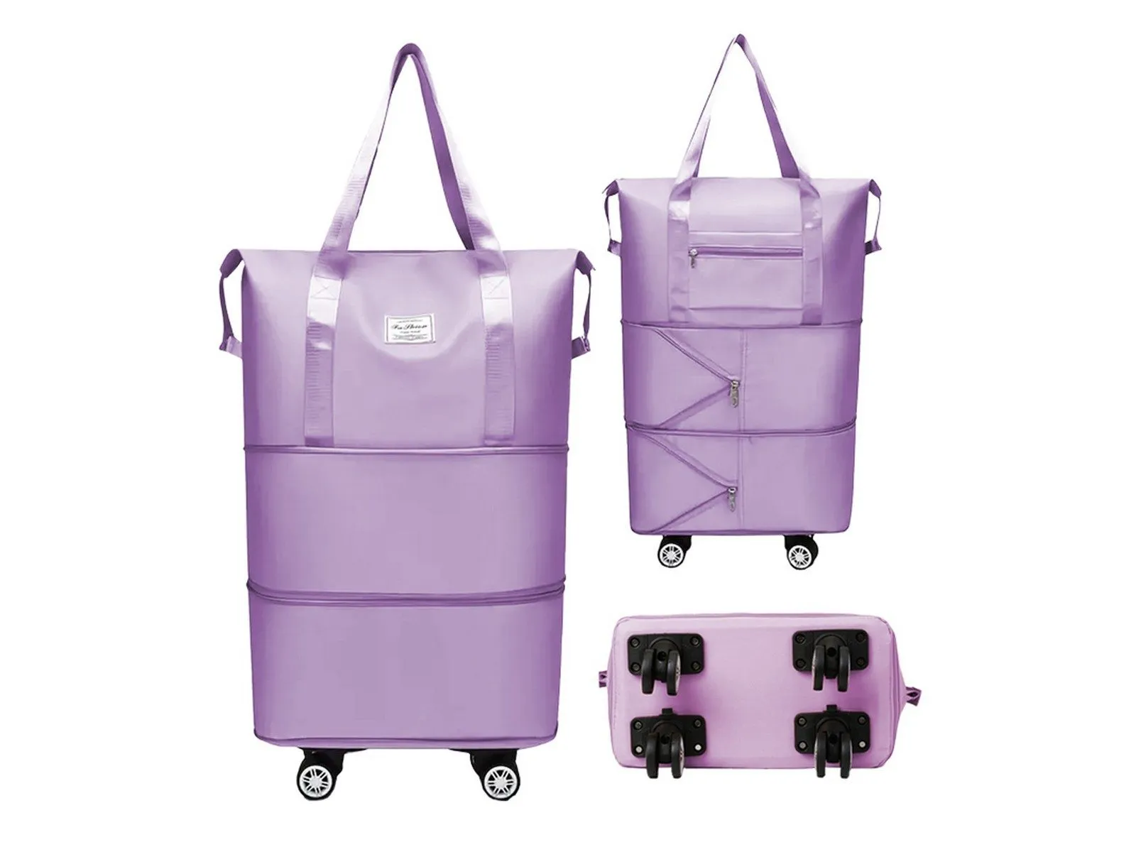 Expandable Travel Duffel Bag with Wheels