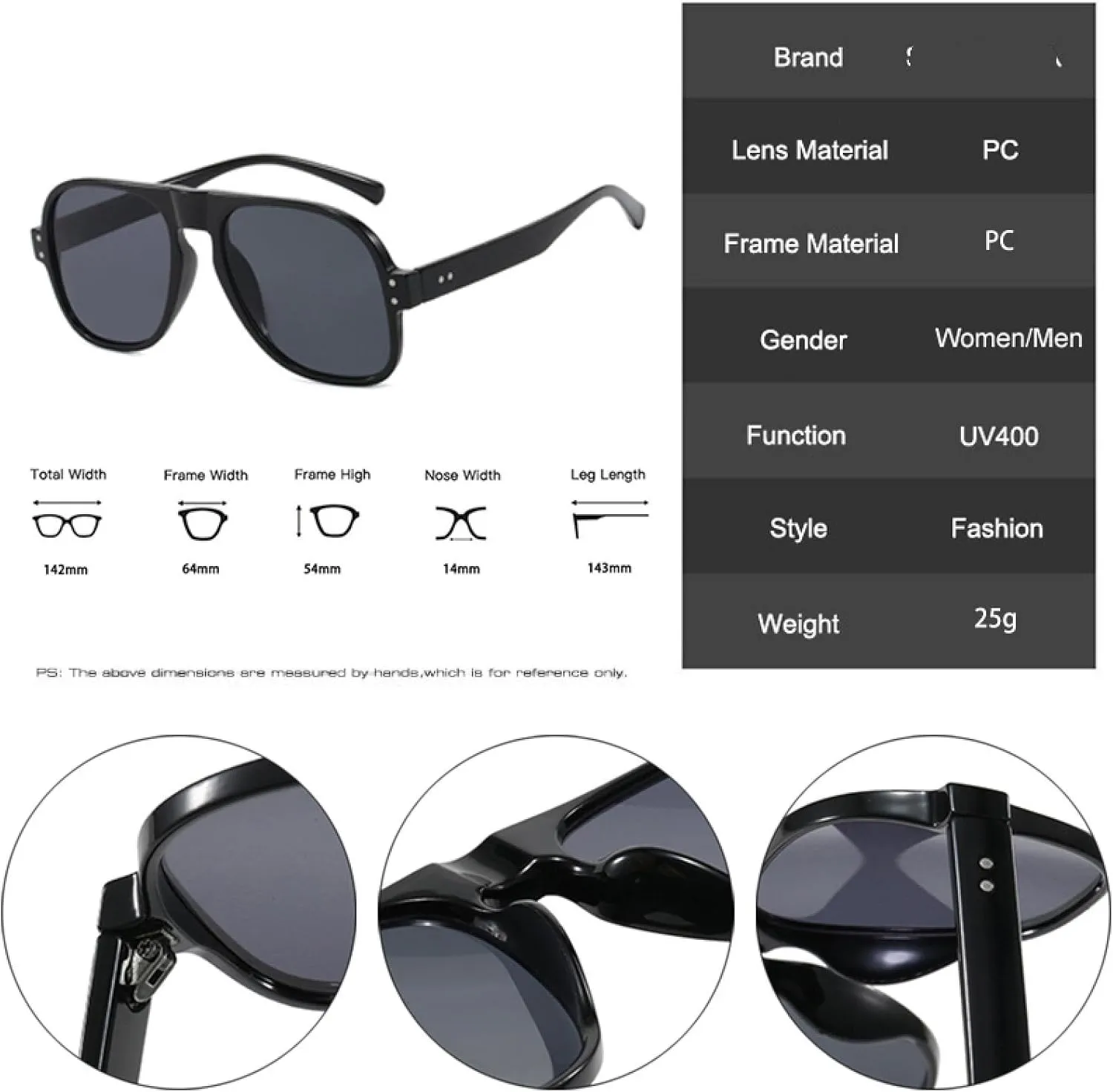 Fashion Men Sunglasses Retro Candy Color Shades Uv400 Women Trending Rivets Sun Glasses