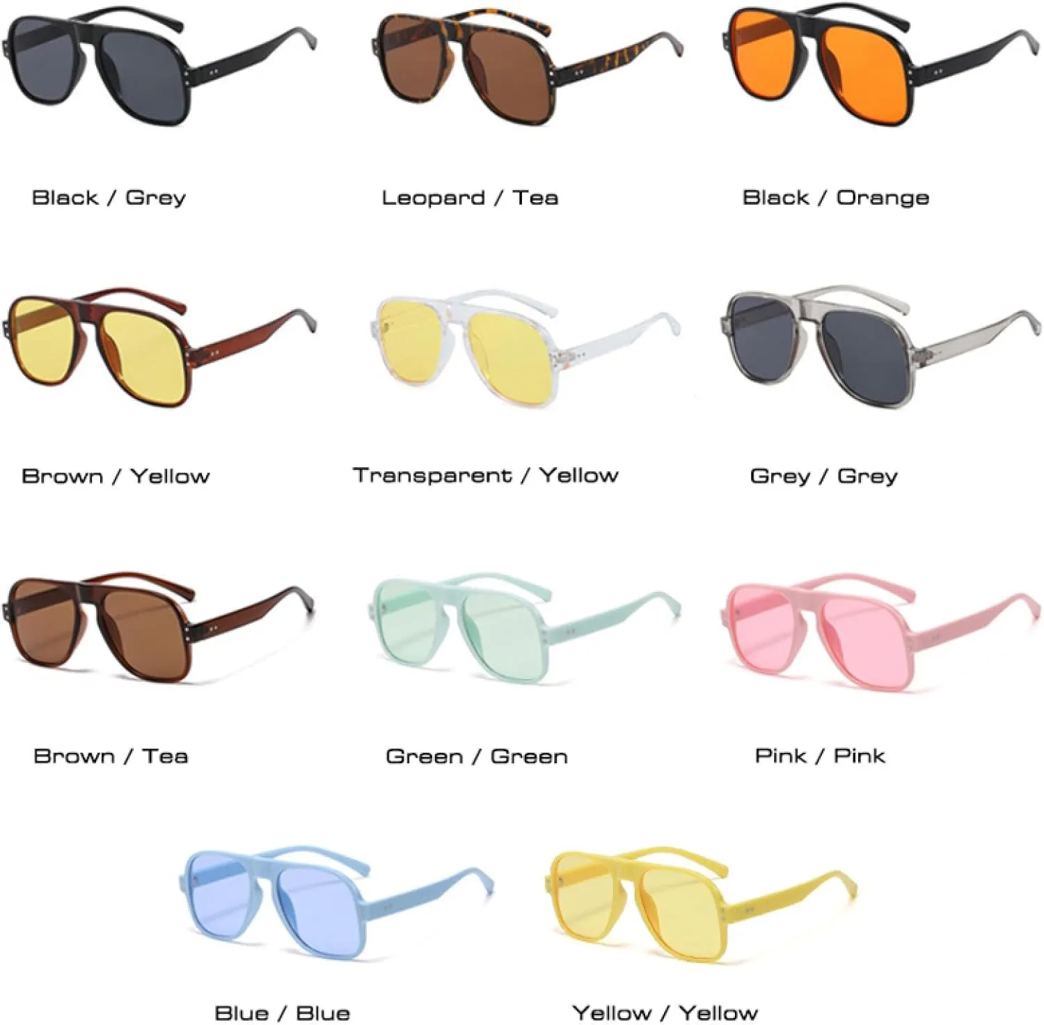 Fashion Men Sunglasses Retro Candy Color Shades Uv400 Women Trending Rivets Sun Glasses