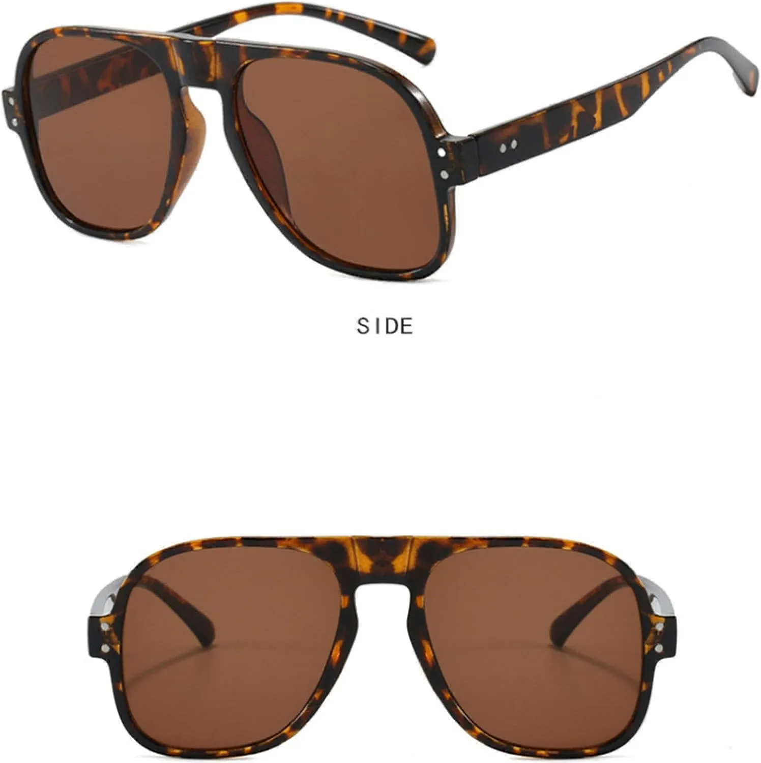 Fashion Men Sunglasses Retro Candy Color Shades Uv400 Women Trending Rivets Sun Glasses