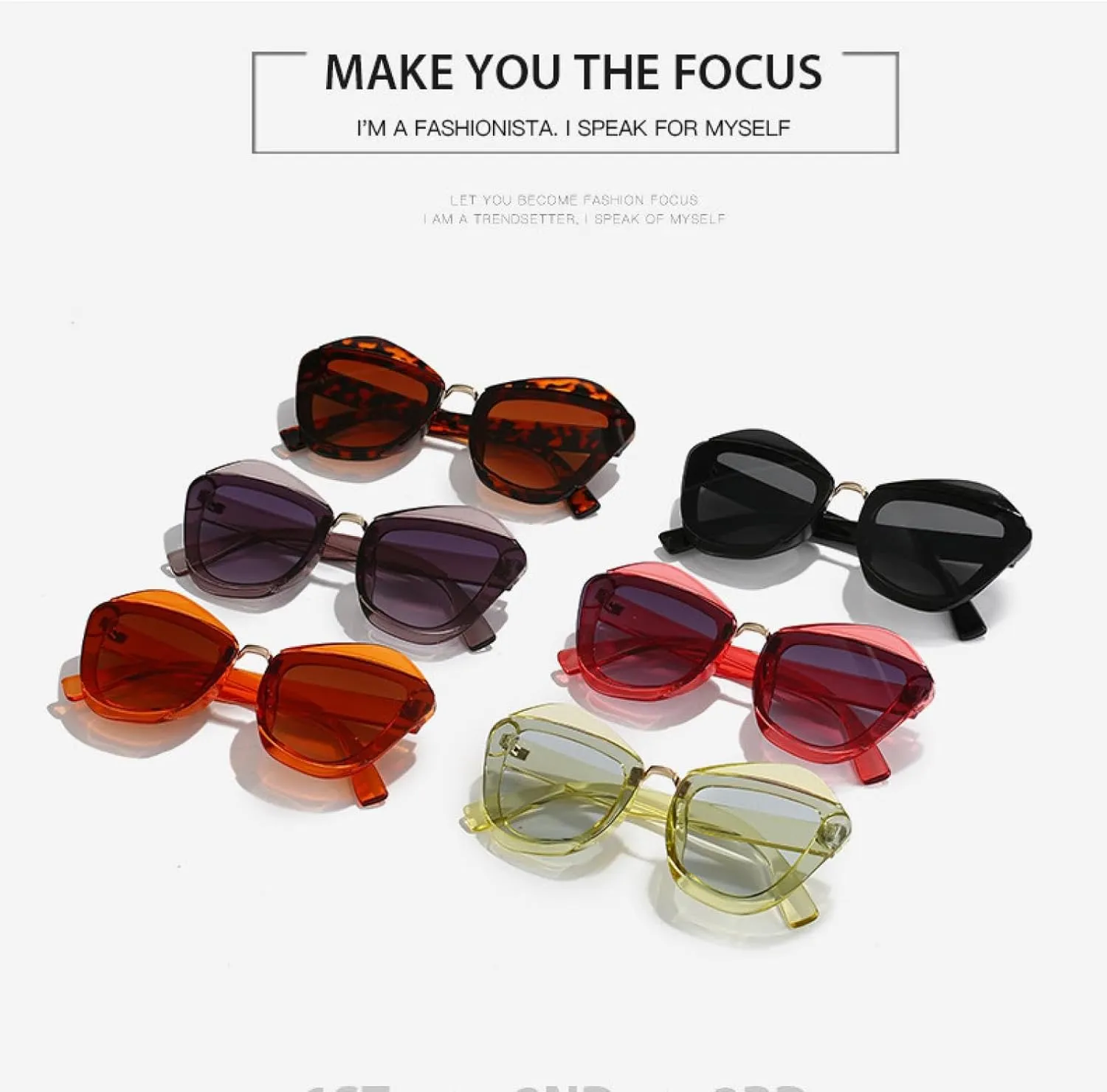 Fashion Retro Cat Eye Sunglasses for Women Men Trend Luxury Sun Glasses Travel Driving Shades Uv400