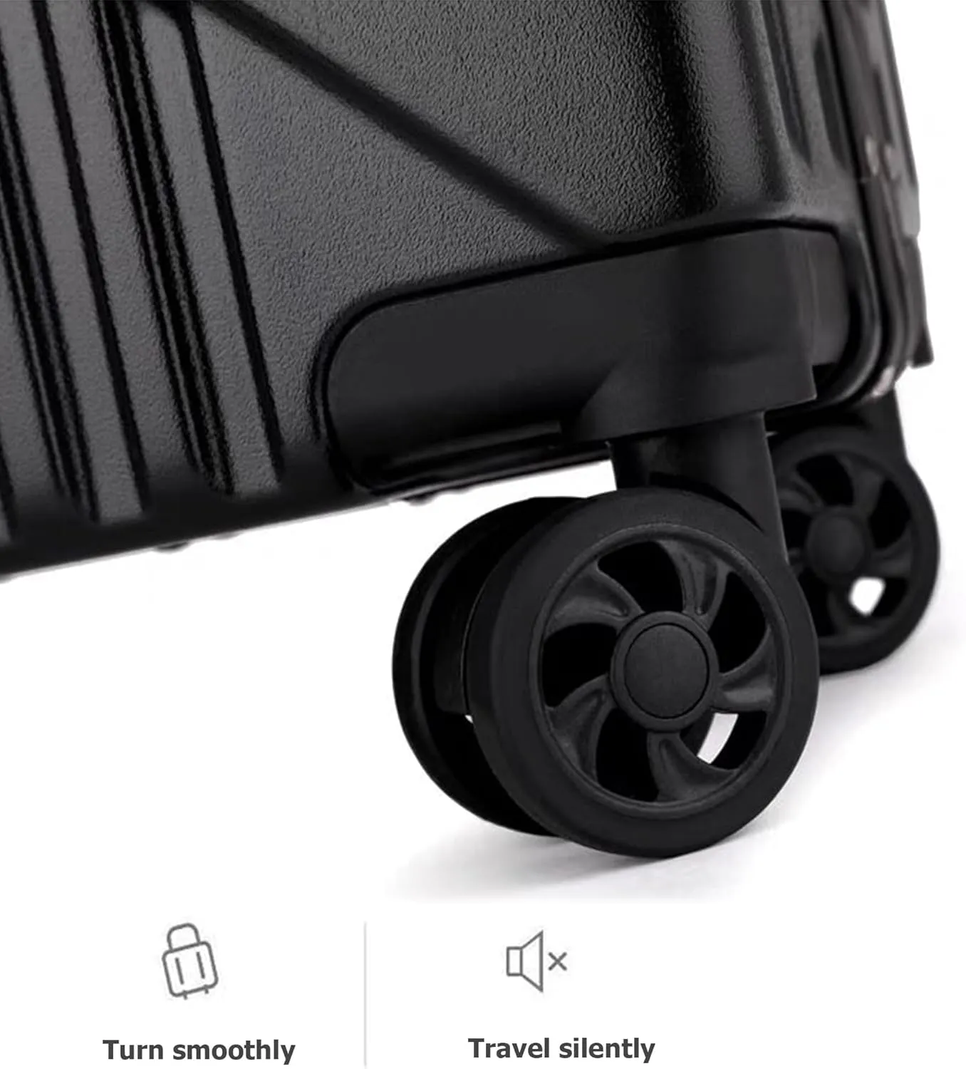 feilario 20-Inch Aluminum Frame Hard Shell Spinner Wheels Luggage - Durable ABS PC Carry On Suitcase with TSA Lock & 4 Anti-Crash Corners