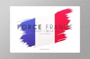 Force France Against Travel Sticker