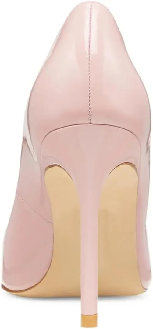 FOWT Women Classic Pointed Toe High Heel Pumps Sexy Stiletto Slip On Office Porm Party Evening Dress Basic Shoes Size 4-16 US