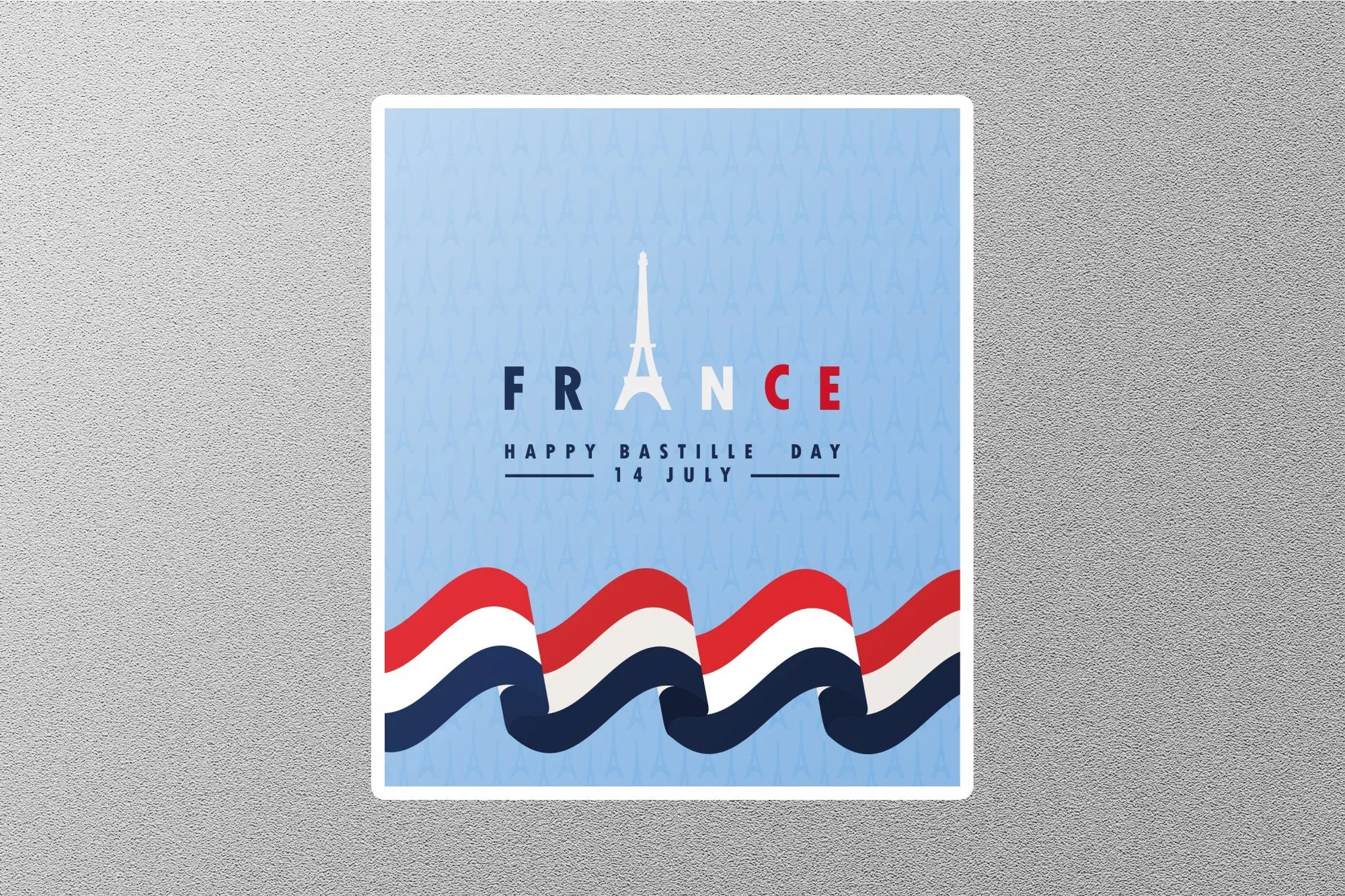 France Travel Sticker