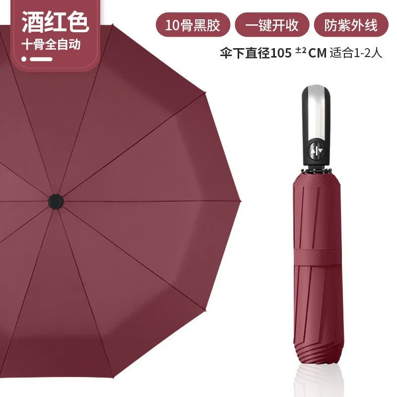 Fully Automatic Folding Umbrella – Compact & Durable Design